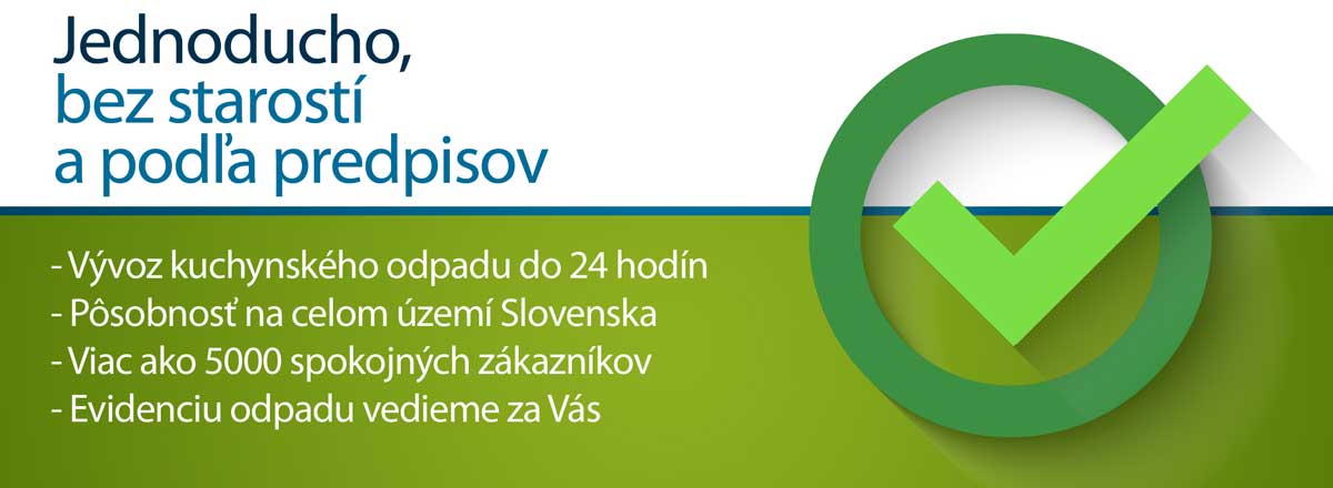 Vývoz kuchynského odpadu do 24 hodín